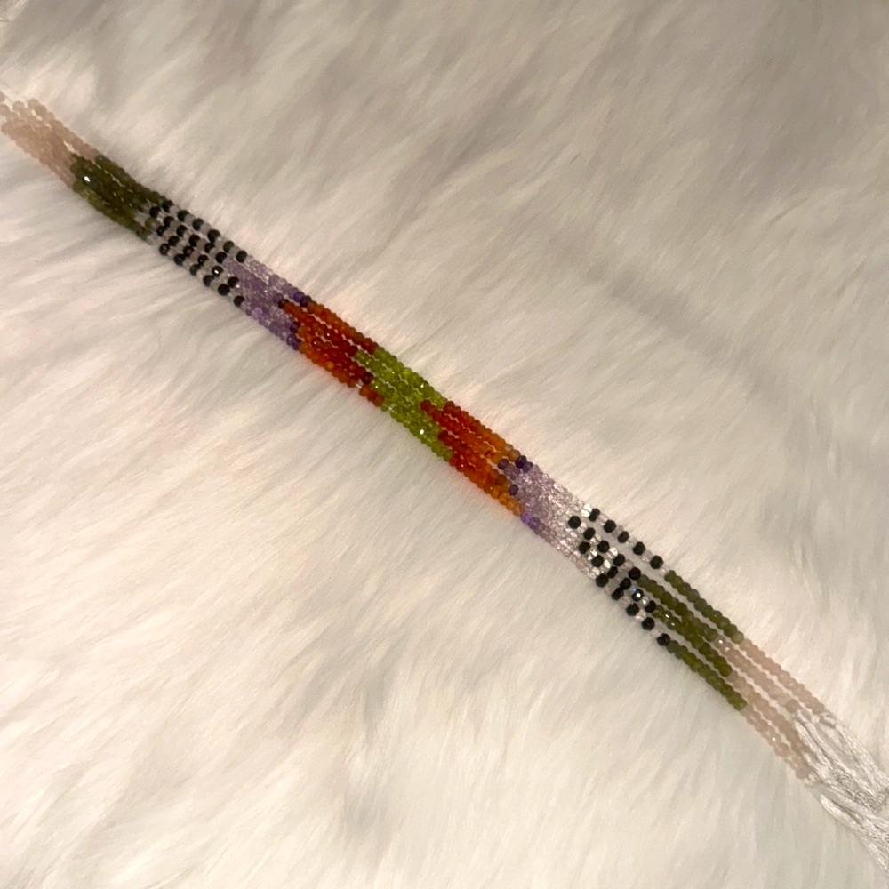Gorgeous craft beads agate 4mm , 14” long , 4 strands